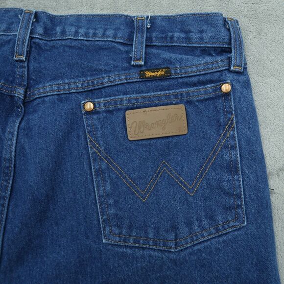 Wrangler 13MWZ Jeans Mens Size-40 Blue (38x32 actual) Original Cowboy Cut Denim - Picture 6 of 13